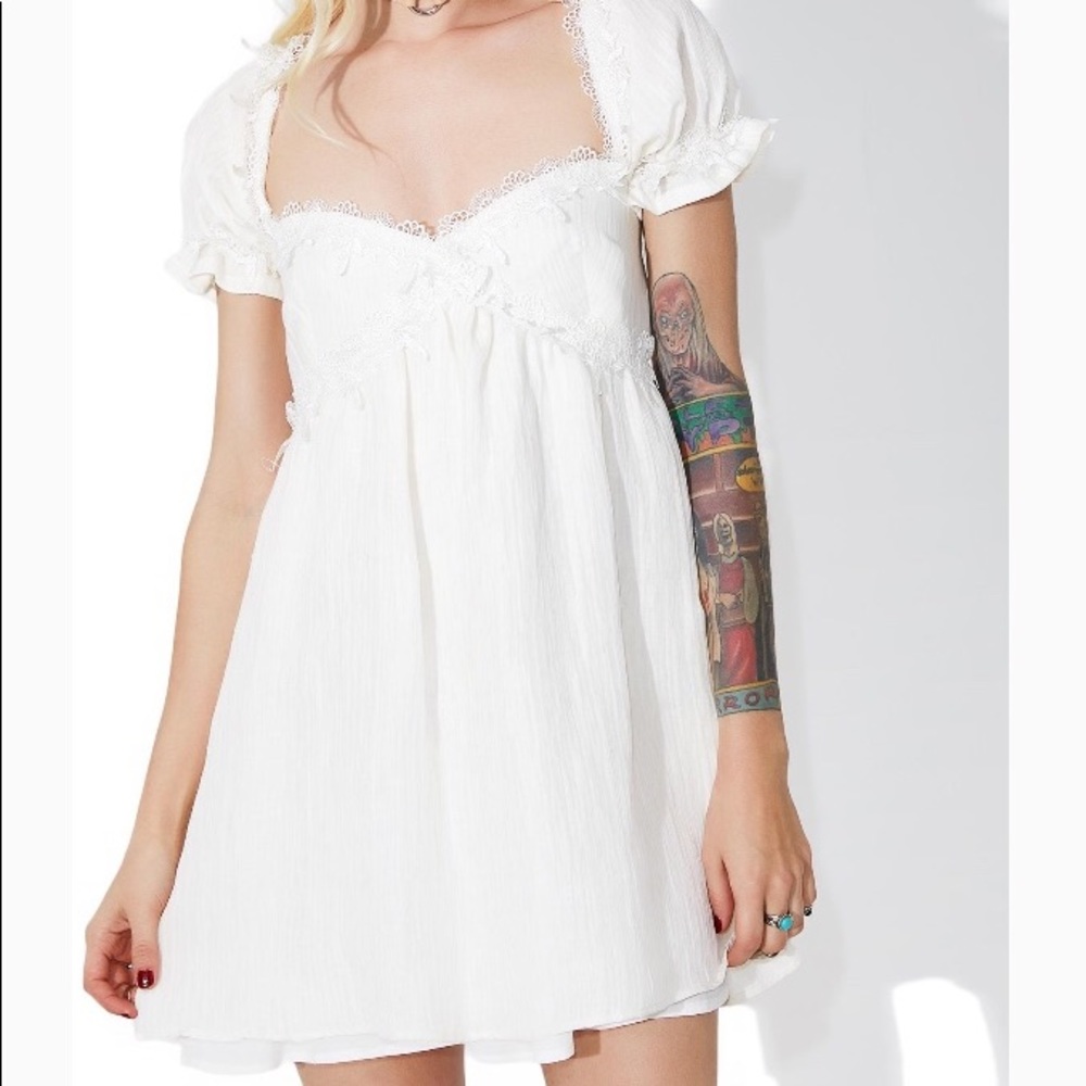 For Love and lemons crema babydoll dress